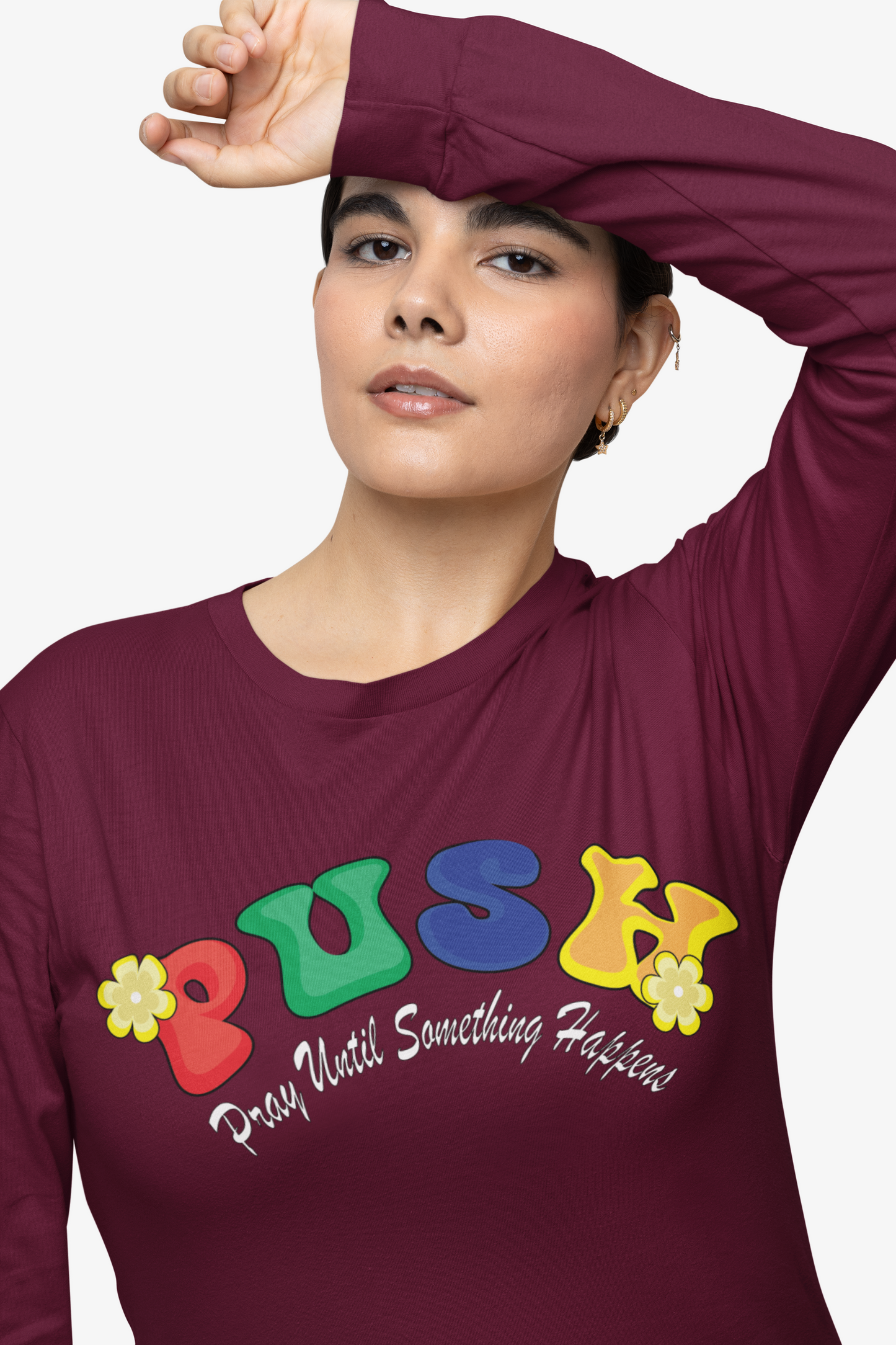 LADY'S PUSH-LONG SLEEVE SHIRTS