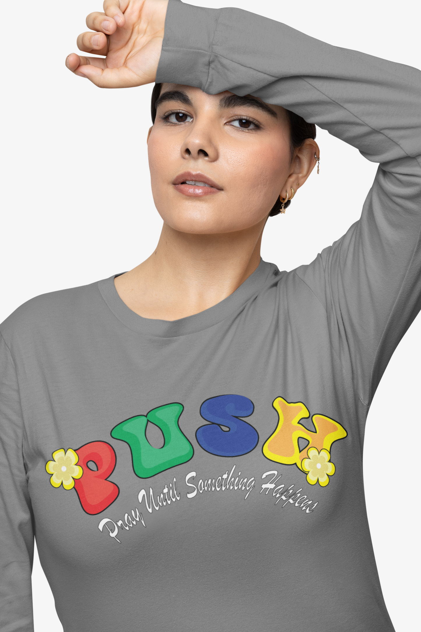 LADY'S PUSH-LONG SLEEVE SHIRTS