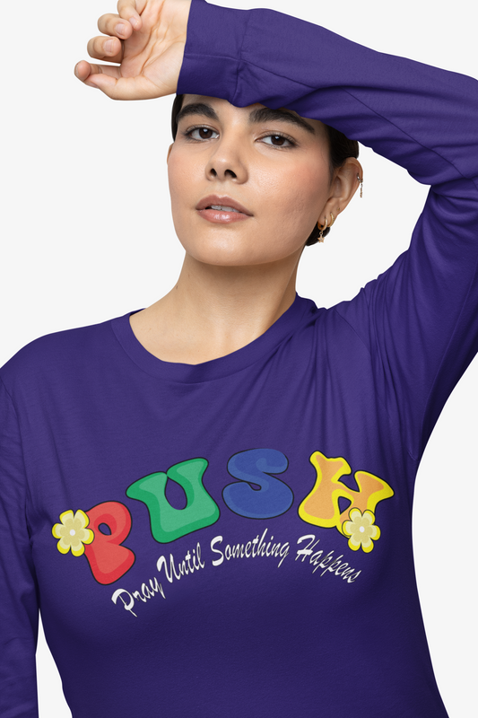 LADY'S PUSH-LONG SLEEVE SHIRTS