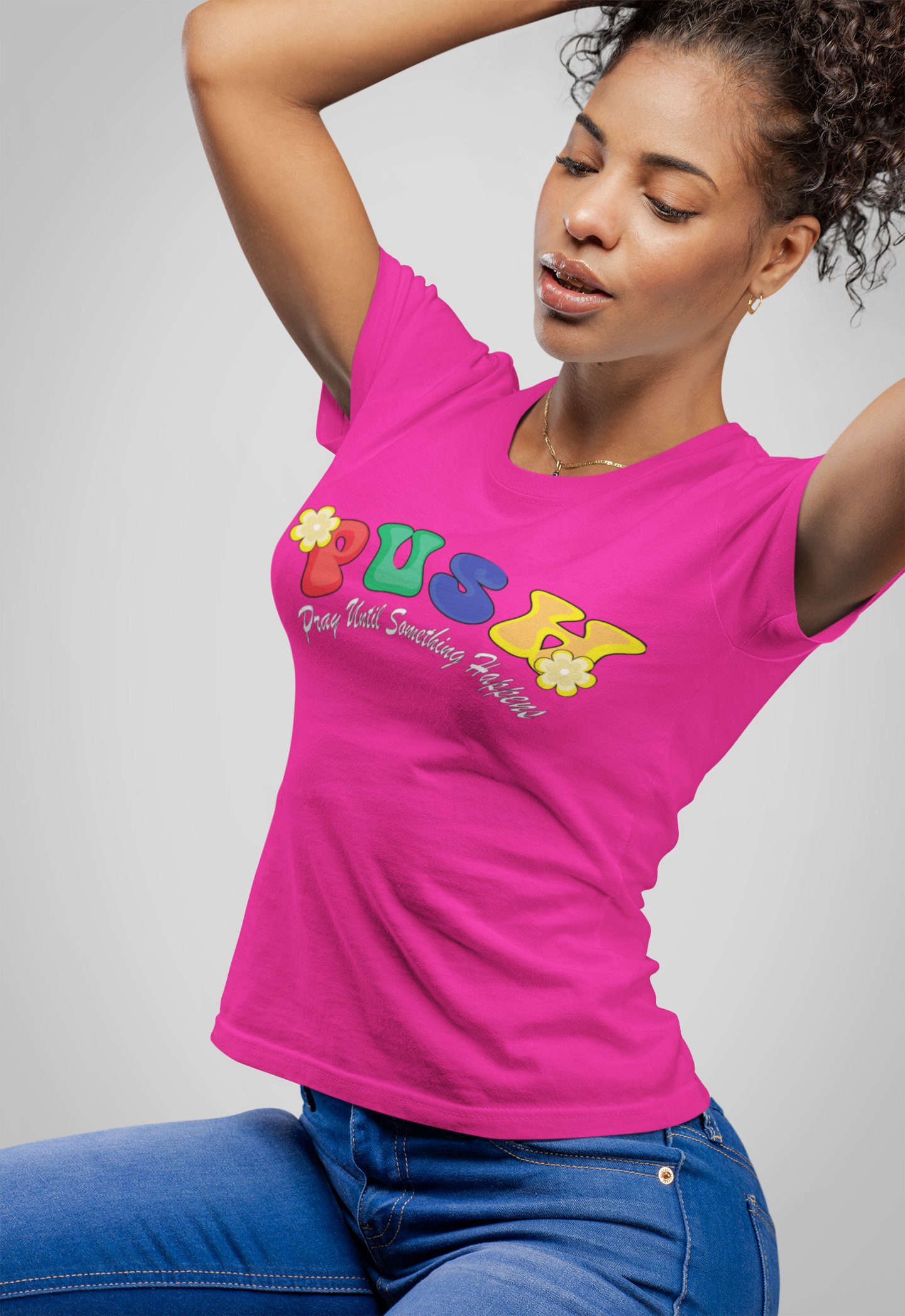 LADY PUSH-SHORT SLEEVE T-SHIRTS